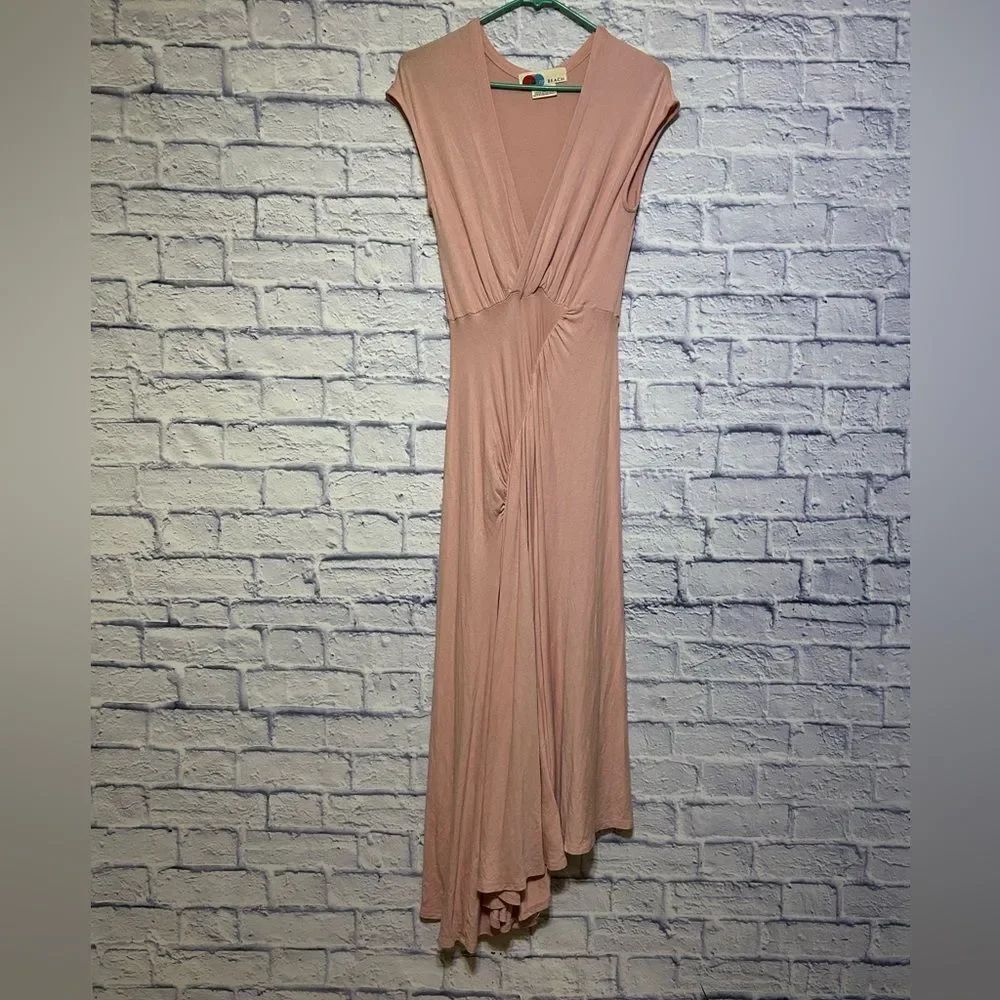 Free people light pink midi dress
